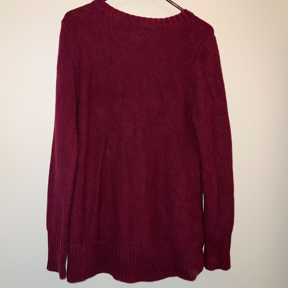 Duluth Trading Burgundy Tunic Sweater - Picture 1 of 5